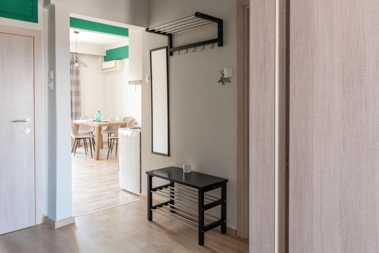 Apartemen 90 m² dengan 2 kamar tidur dan 1 kamar mandi pribadi di Vadaris-Daerah Dikastiria Tesalonika Bagian luar foto