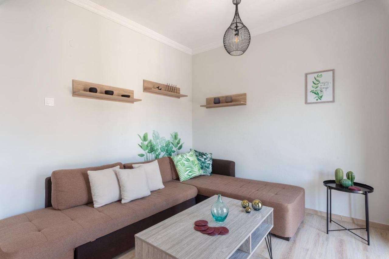 Apartemen 90 m² dengan 2 kamar tidur dan 1 kamar mandi pribadi di Vadaris-Daerah Dikastiria Tesalonika Bagian luar foto