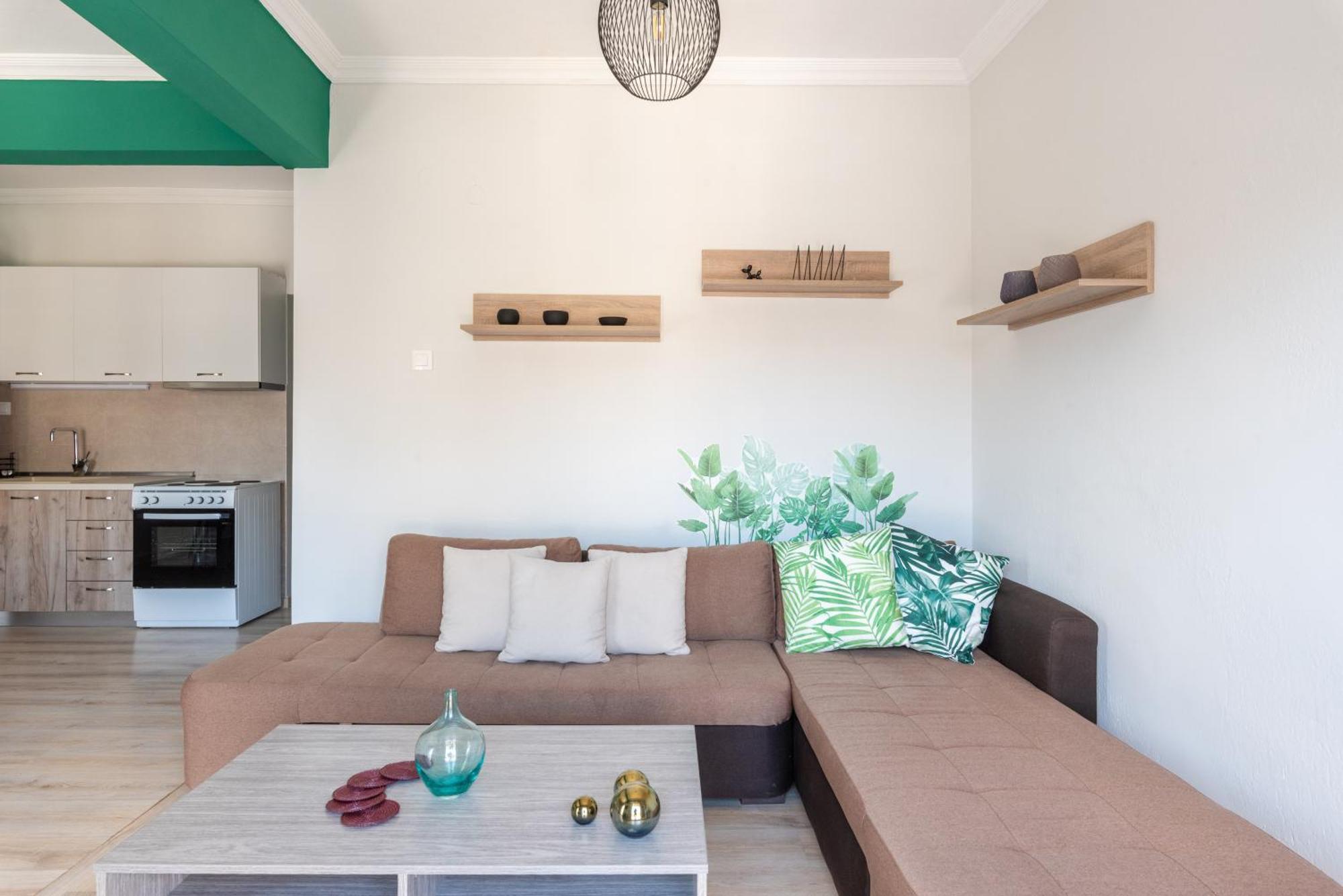 Apartemen 90 m² dengan 2 kamar tidur dan 1 kamar mandi pribadi di Vadaris-Daerah Dikastiria Tesalonika Bagian luar foto