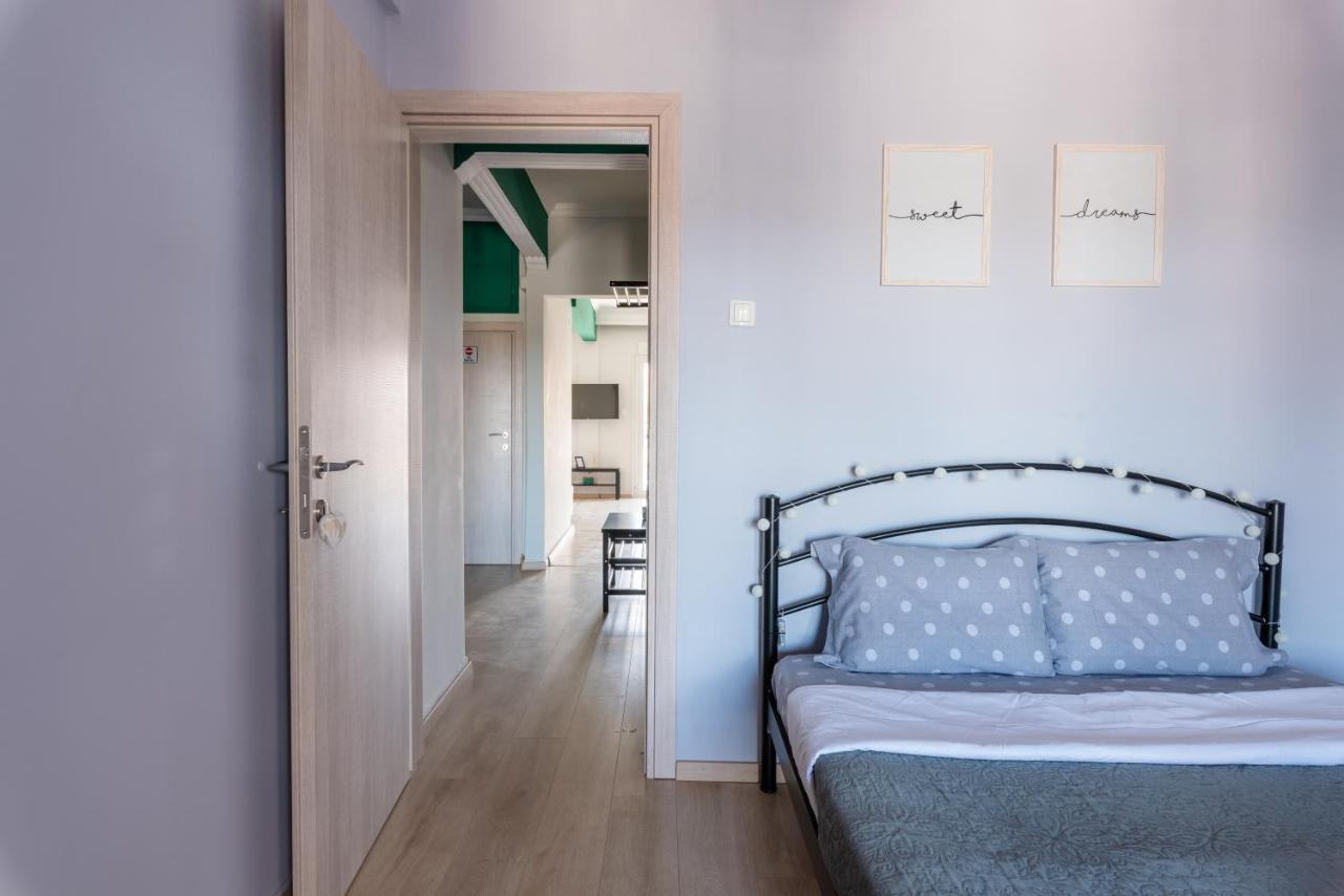 Apartemen 90 m² dengan 2 kamar tidur dan 1 kamar mandi pribadi di Vadaris-Daerah Dikastiria Tesalonika Bagian luar foto