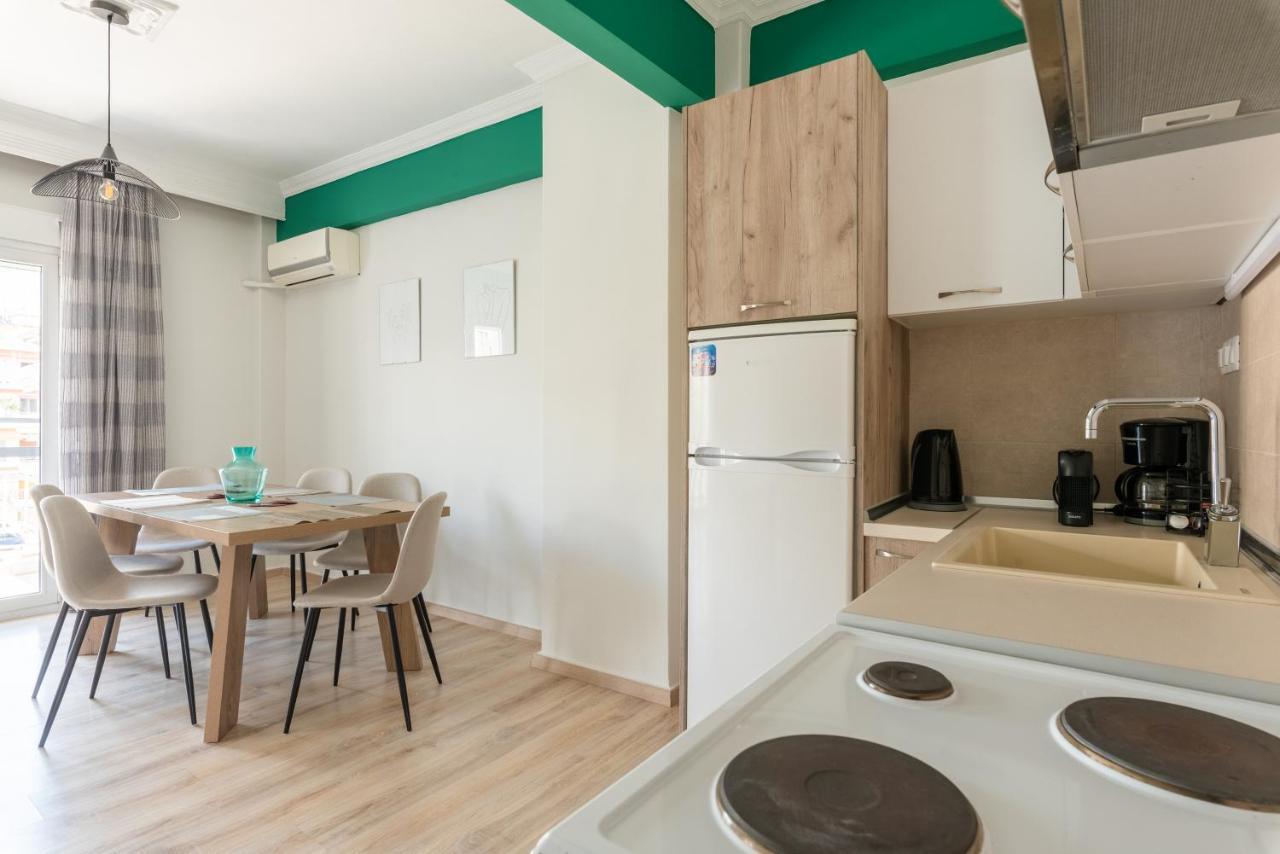 Apartemen 90 m² dengan 2 kamar tidur dan 1 kamar mandi pribadi di Vadaris-Daerah Dikastiria Tesalonika Bagian luar foto