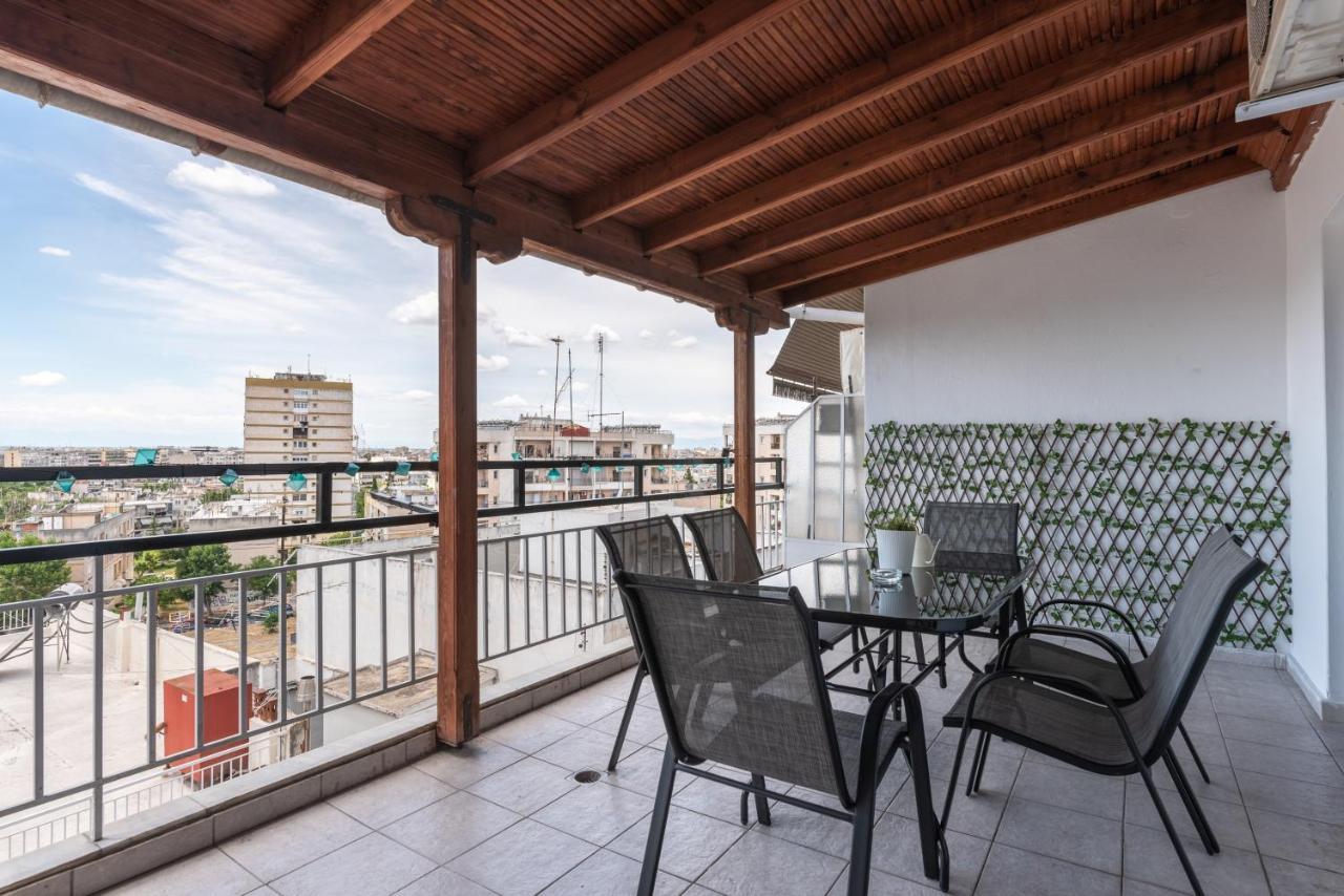 Apartemen 90 m² dengan 2 kamar tidur dan 1 kamar mandi pribadi di Vadaris-Daerah Dikastiria Tesalonika Bagian luar foto