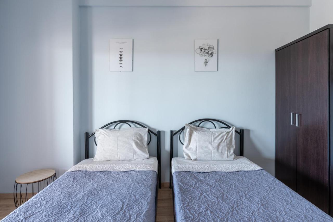 Apartemen 90 m² dengan 2 kamar tidur dan 1 kamar mandi pribadi di Vadaris-Daerah Dikastiria Tesalonika Bagian luar foto