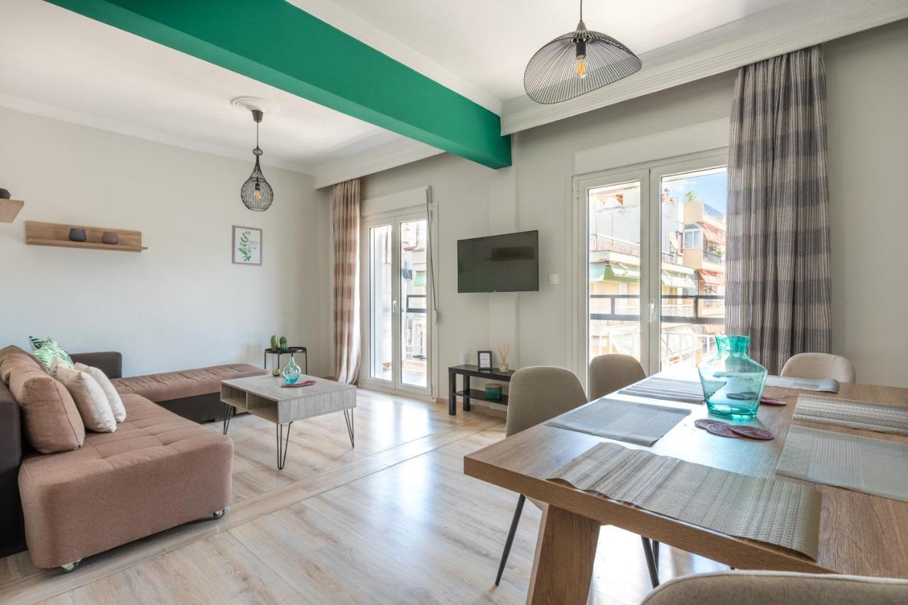 Apartemen 90 m² dengan 2 kamar tidur dan 1 kamar mandi pribadi di Vadaris-Daerah Dikastiria Tesalonika Bagian luar foto